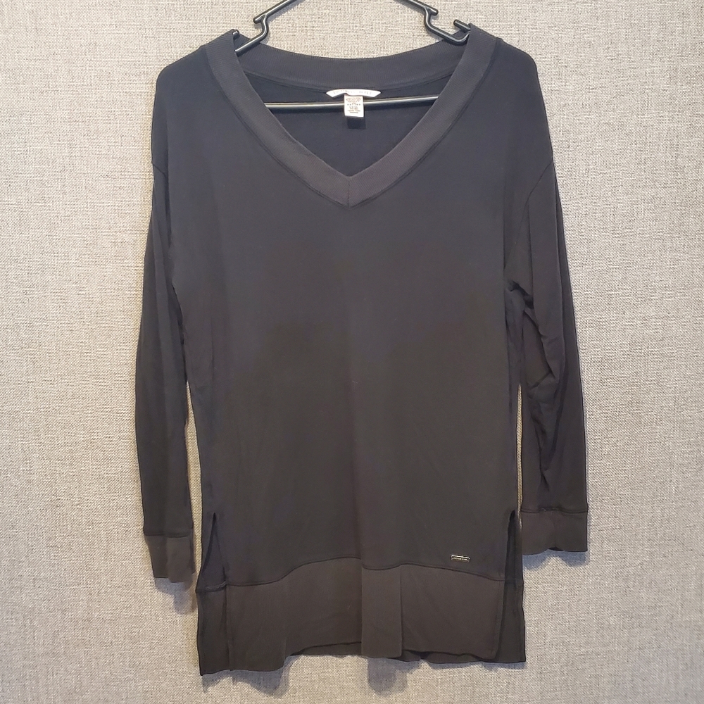 Victoria's Secret Long Sleeve Top Size Small Black